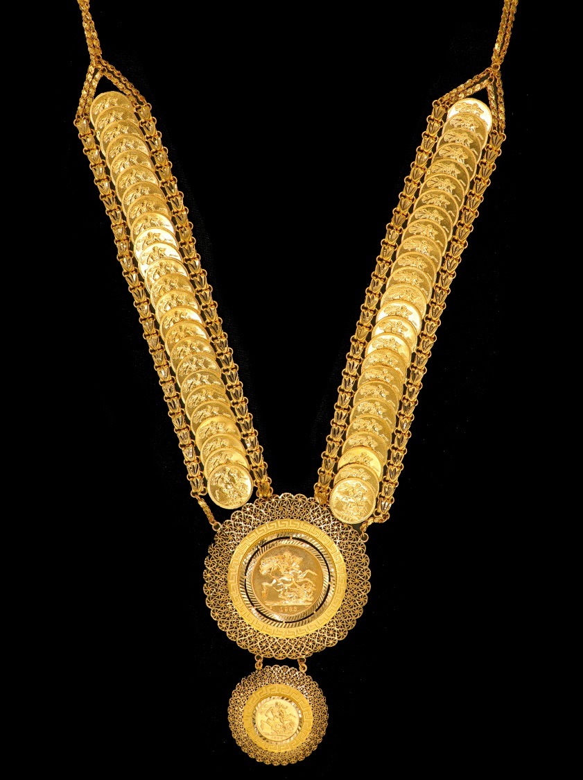 21K Gold Coin Necklace – SW11116